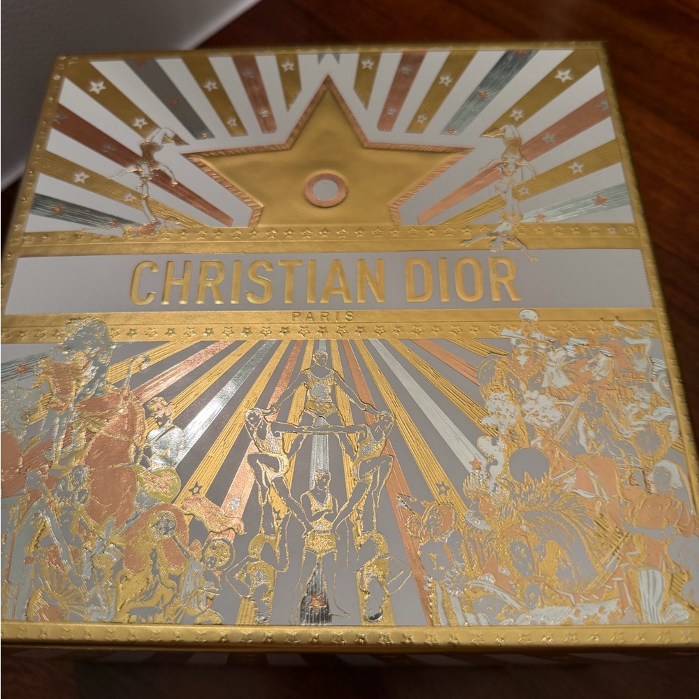 Christian Dior Gold and Silver Decorative Box